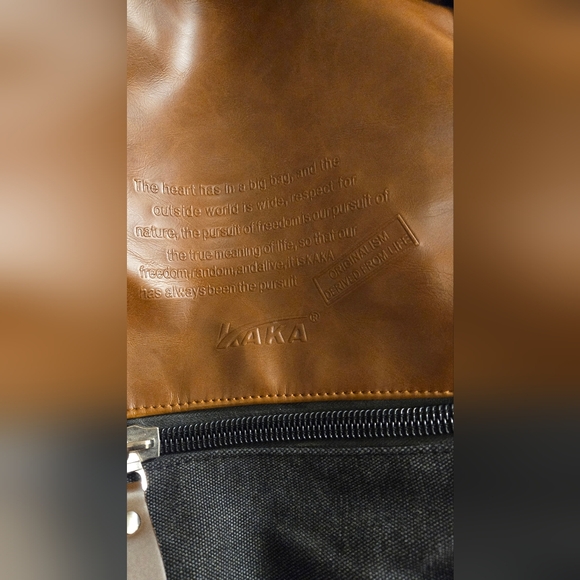 2008 Kaka Canvas Convertible Bag Backpack Duffle Laptop Luggage - Picture 3 of 16